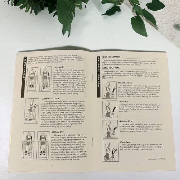 GazelleEdge Owner’s Manual, DVD, and Exercise & Nutrition Guide - Brand New! - Picture 4 of 8